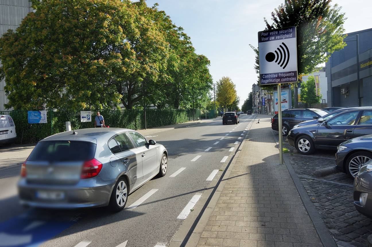 Geregelde snelheidscontroles op de Haachtsesteenweg in Schaarbeek