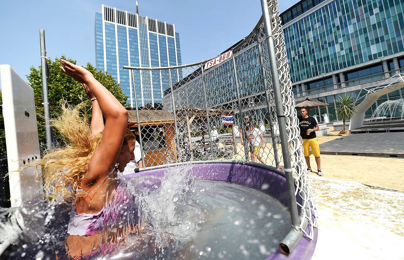 25 juli 2019: start Hello Summer, de opvolger van Brussel-Bad, aan het Congresplein en het voormalige Rijksadministratief Centrum