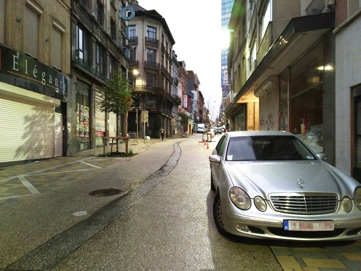 Foutparkeerders in de Leuvensesteenweg