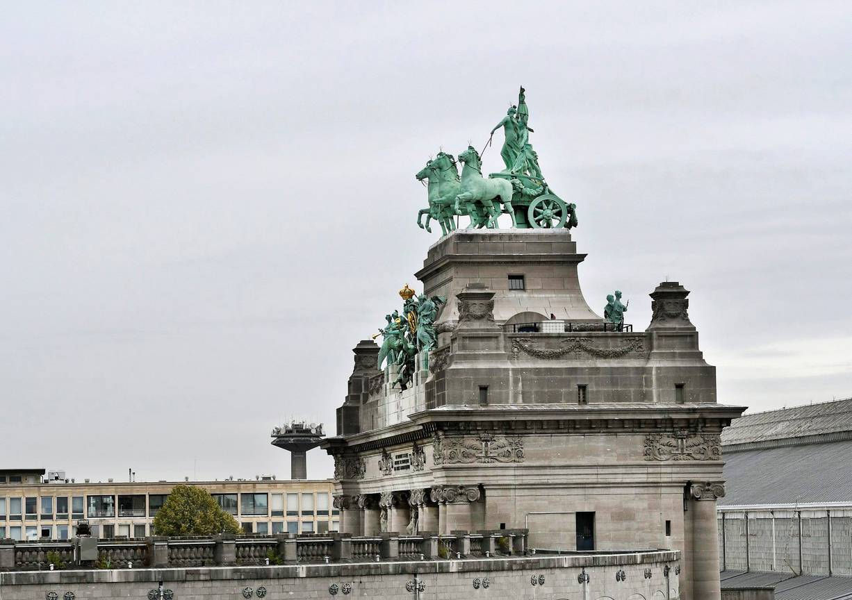 De triomfboog van het Jubelpark