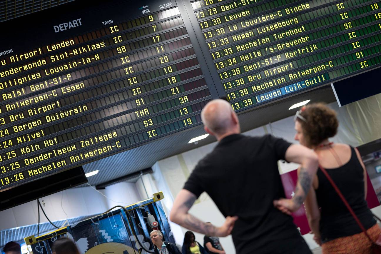 Spoorwegverbinding tussen de treinstations Brussel-Noord en Brussel-Zuid