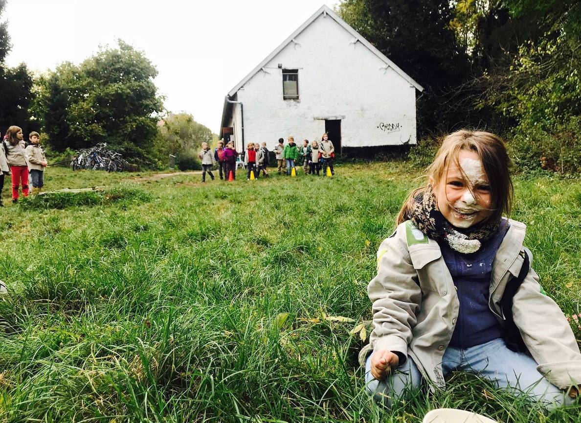 Het Boerderijtje, de lokalen van de jeugdbeweging scouts Sint-Martinus in Ganshoren