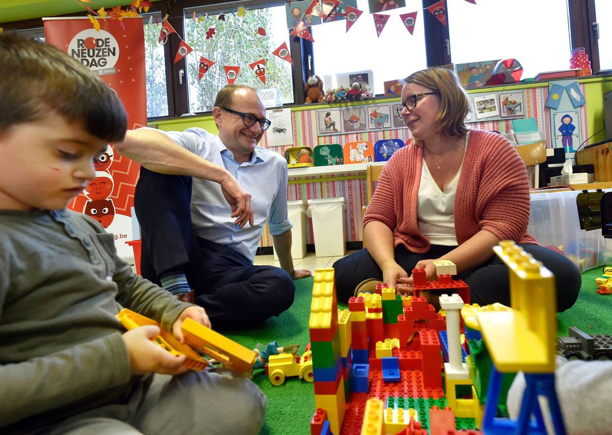 4 november 2019: bezoek van Vlaams minister van onderwijs Ben Weyts (N-VA) aan de Stedelijke Basisschool De Groene Planeet in Vilvoorde