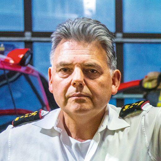 Tanguy du Bus de Warnaffe, baas van de Brusselse brandweer