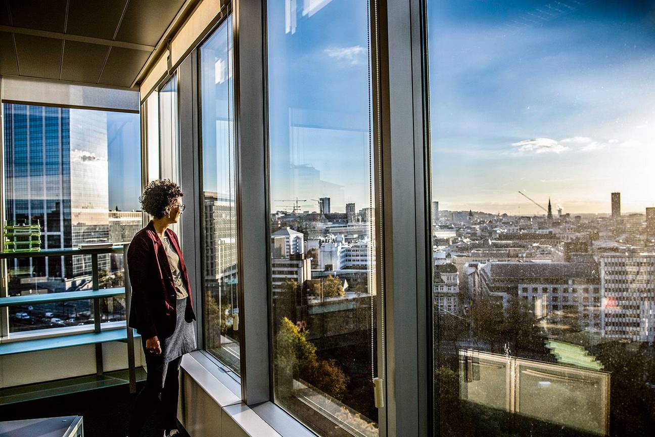 Barbara Trachte (Ecolo), staatssecretaris voor Economische Transitie en Onderzoek in de Brusselse Hoofdstedelijke regering