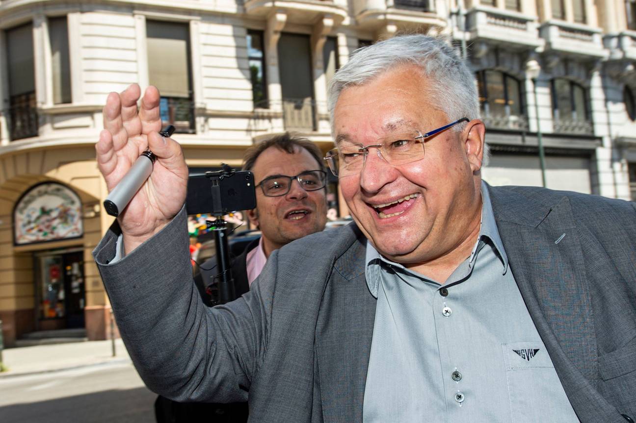 Guy Vanhengel (Open VLD), eerste ondervoorzitter van het Brussels Parlement