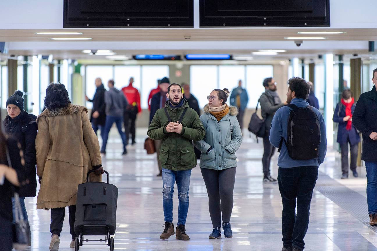  Opening van de vernieuwde centrale onderdoorgang in het station Brussel-Noord door de NMBS