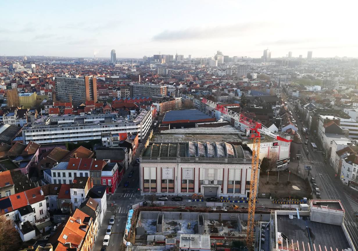 De Ninoofsesteenweg in Sint-Jans-Molenbeek