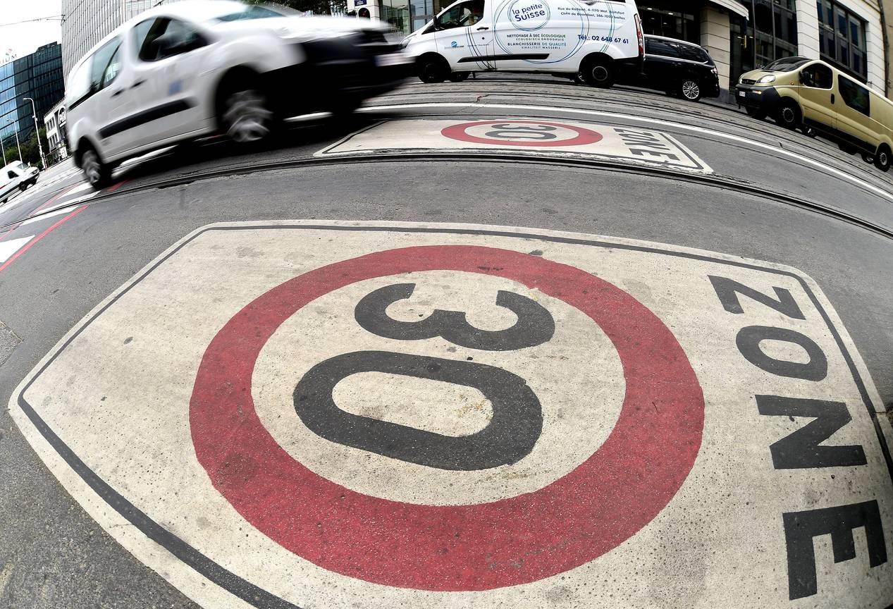 Januari 2020: in het centrum van Brussel geldt een algemene 'Zone 30.'