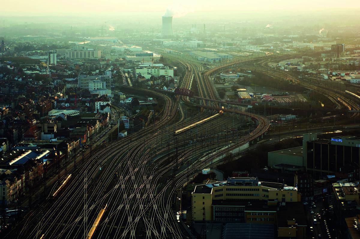 De site van het Zuidstation (NMBS)