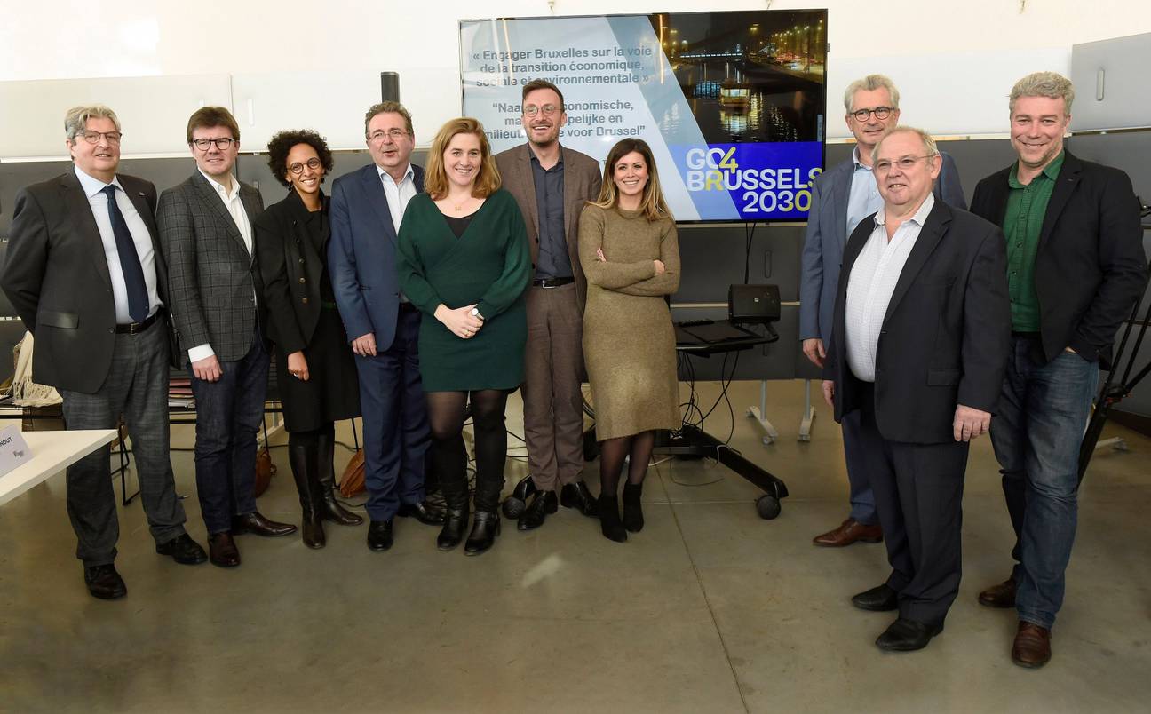 20200228 Januari 2020 lancering GO4Brussels 2030 naar economische, maatschappelijke en milieutransitie