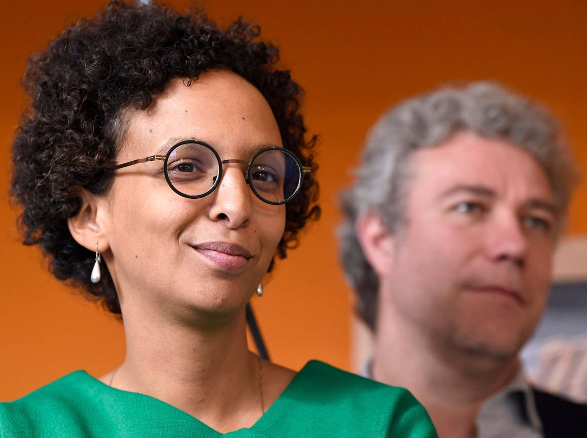 20200304 Brabara Trachte en Alain Maron allebei Ecolo, respectievelijk staatssecretaris en minister in de Brusselse regering