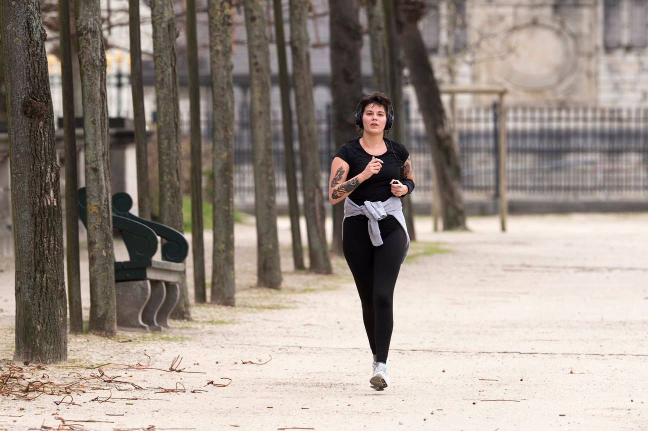 Joggen in het Warandepark