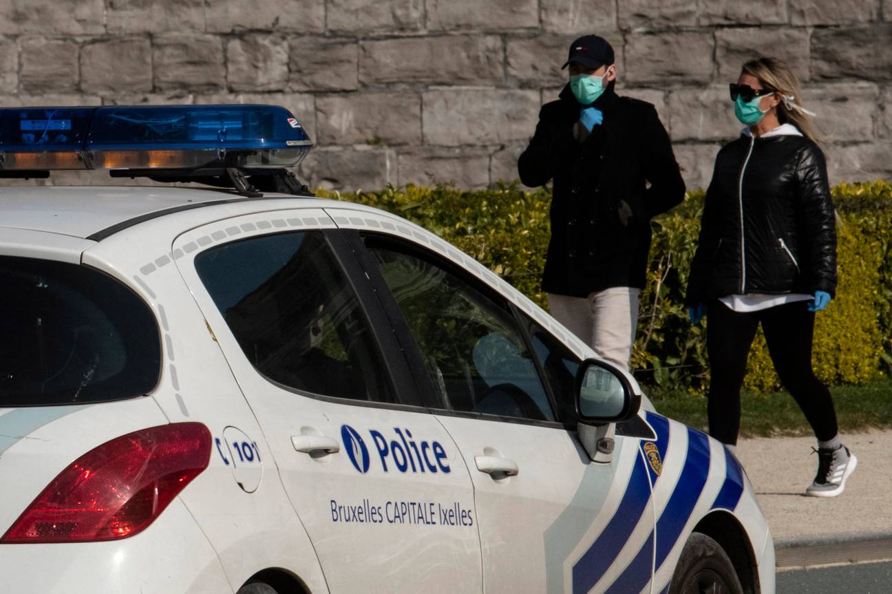 Naleving lockdownmaatregelen om het coronavirus in te dijken: verscherpte politiecontroles door politiezone Brussel-Hoofdstad-Elsene