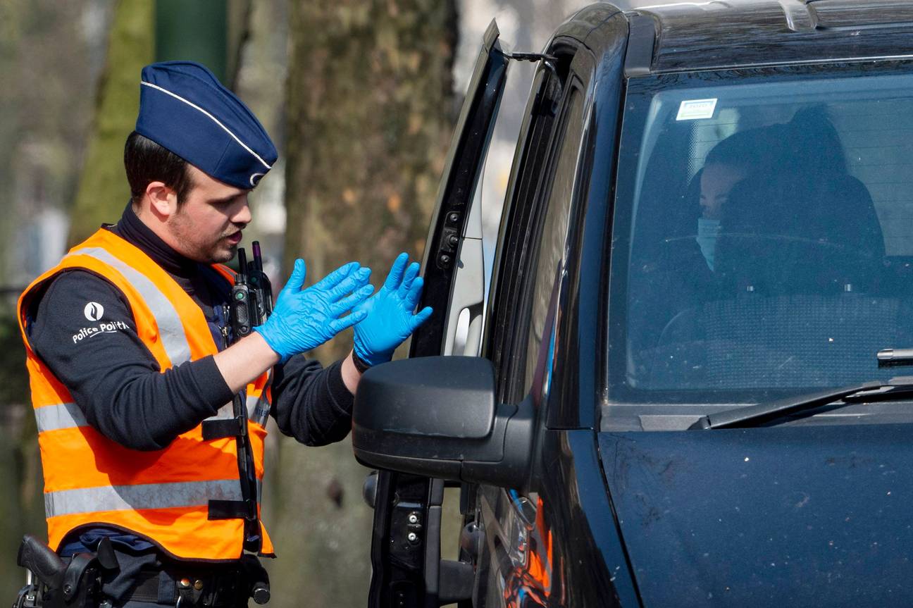 Naleving lockdownmaatregelen om het coronavirus in te dijken: verscherpte politiecontroles door politiezone Brussel-Hoofdstad-Elsene