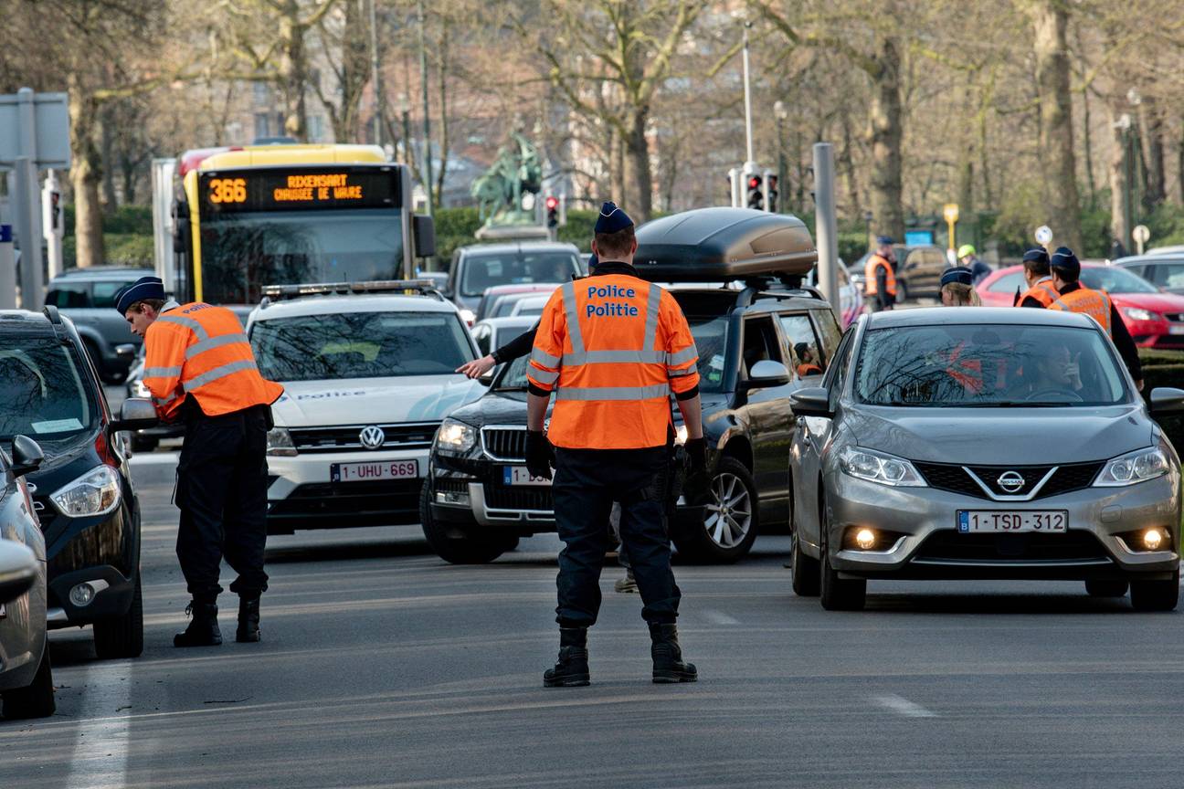 Naleving lockdownmaatregelen om het coronavirus in te dijken: verscherpte politiecontroles door politiezone Brussel-Hoofdstad-Elsene