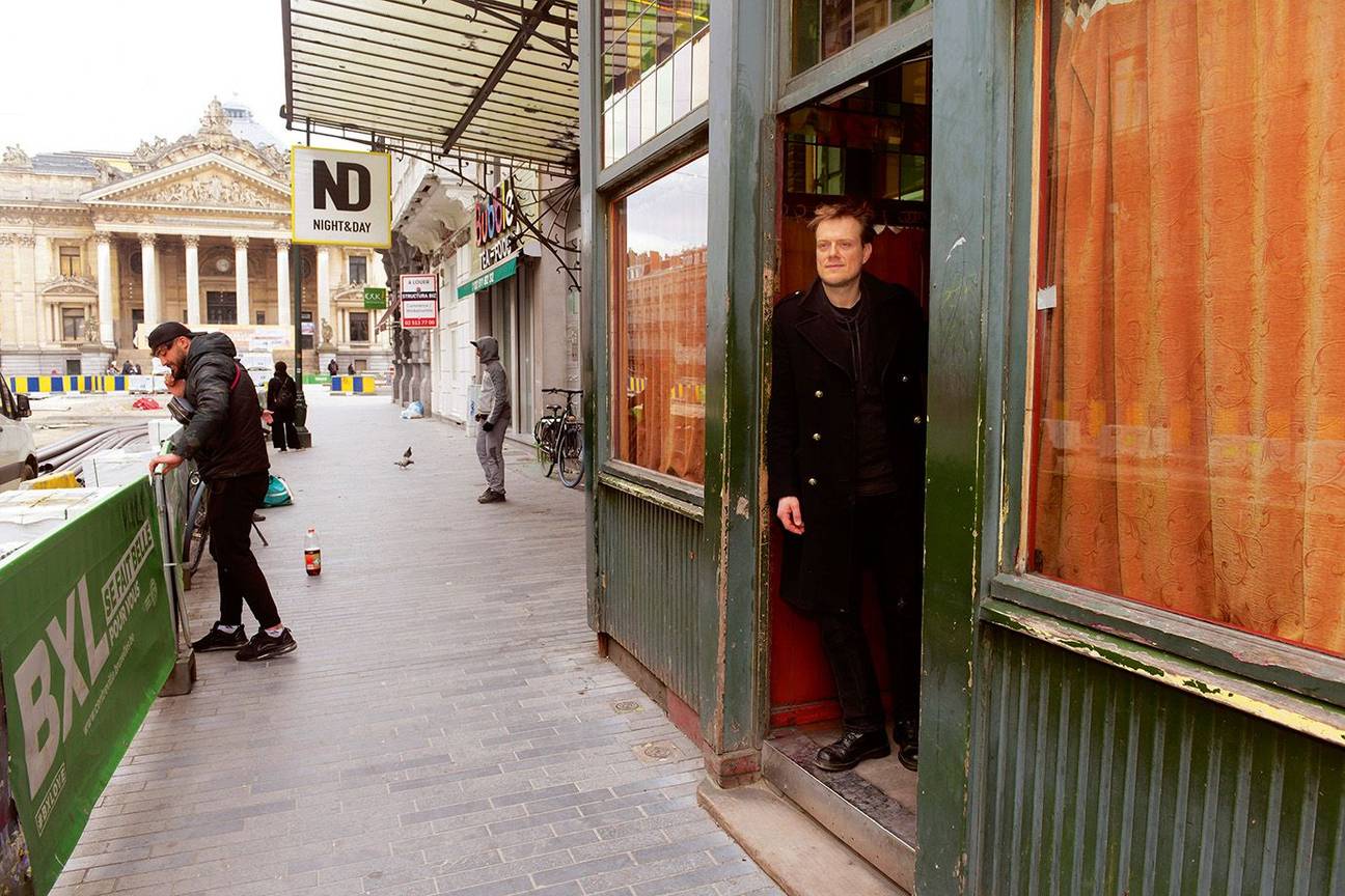 Uitbater Jorn Peeters in Café Le Coq