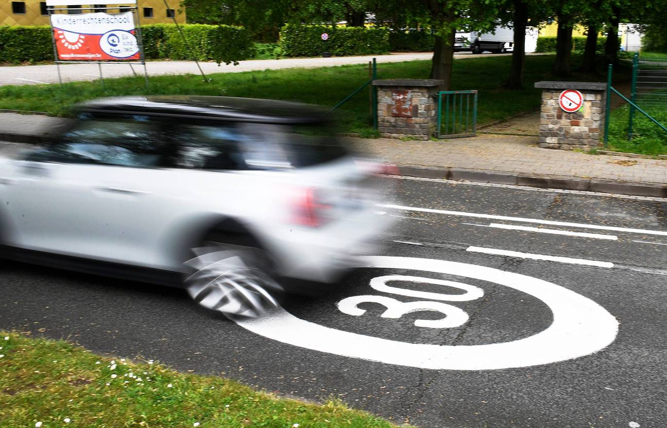 Een zone 30 in het Brussels gewest