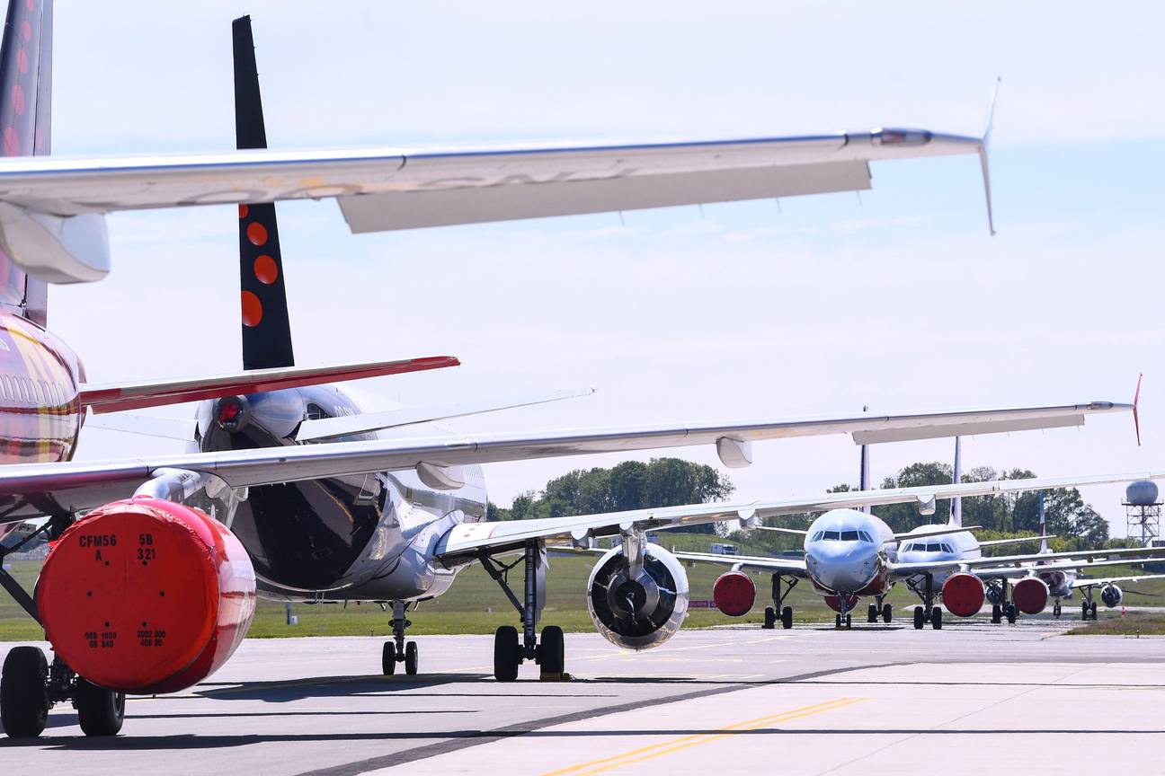 Brussels Airlines staat, door toedoen van de coronacrisis, opnieuw voor een donkere toekomst