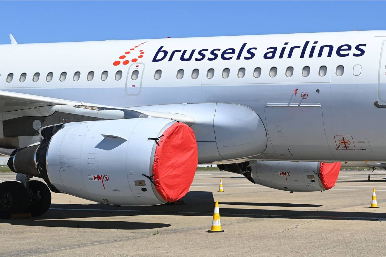Brussels Airlines staat, door toedoen van de coronacrisis, opnieuw voor een donkere toekomst