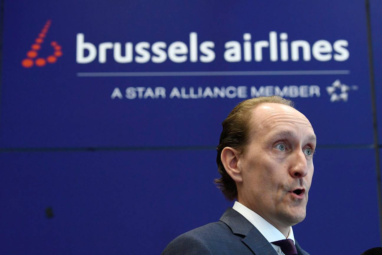Dieter Vranckx, CEO van luchtvaartmaatschappij Brussels Airlines