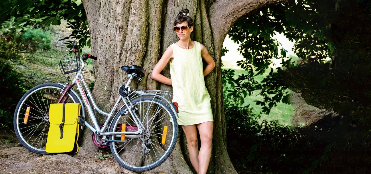 De fiets was voor freelance-journaliste Leslie Doumerc een uitlaatklep tijdens de coronacrisis pano