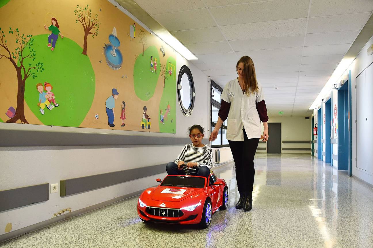 De afdeling kinderoncologie in een ziekenhuis