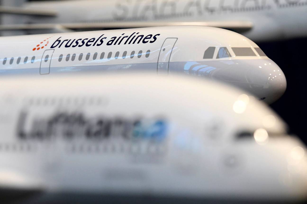 Brussels Airlines is in handen van de Duitse vliegtuigmaatschappij Lufthansa