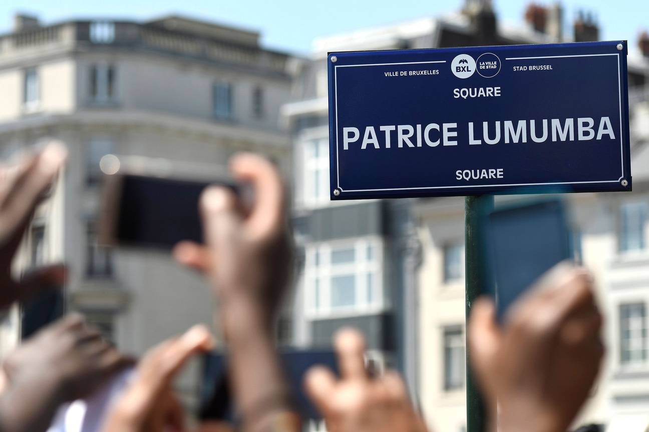 30 juni 2018: inhuldiging van de Patrice-Lumumbasquare ter gelegenheid van de 58e verjaardag van de onafhankelijkheid van het voormalige Belgisch Congo, nu de Democratische Republiek Congo