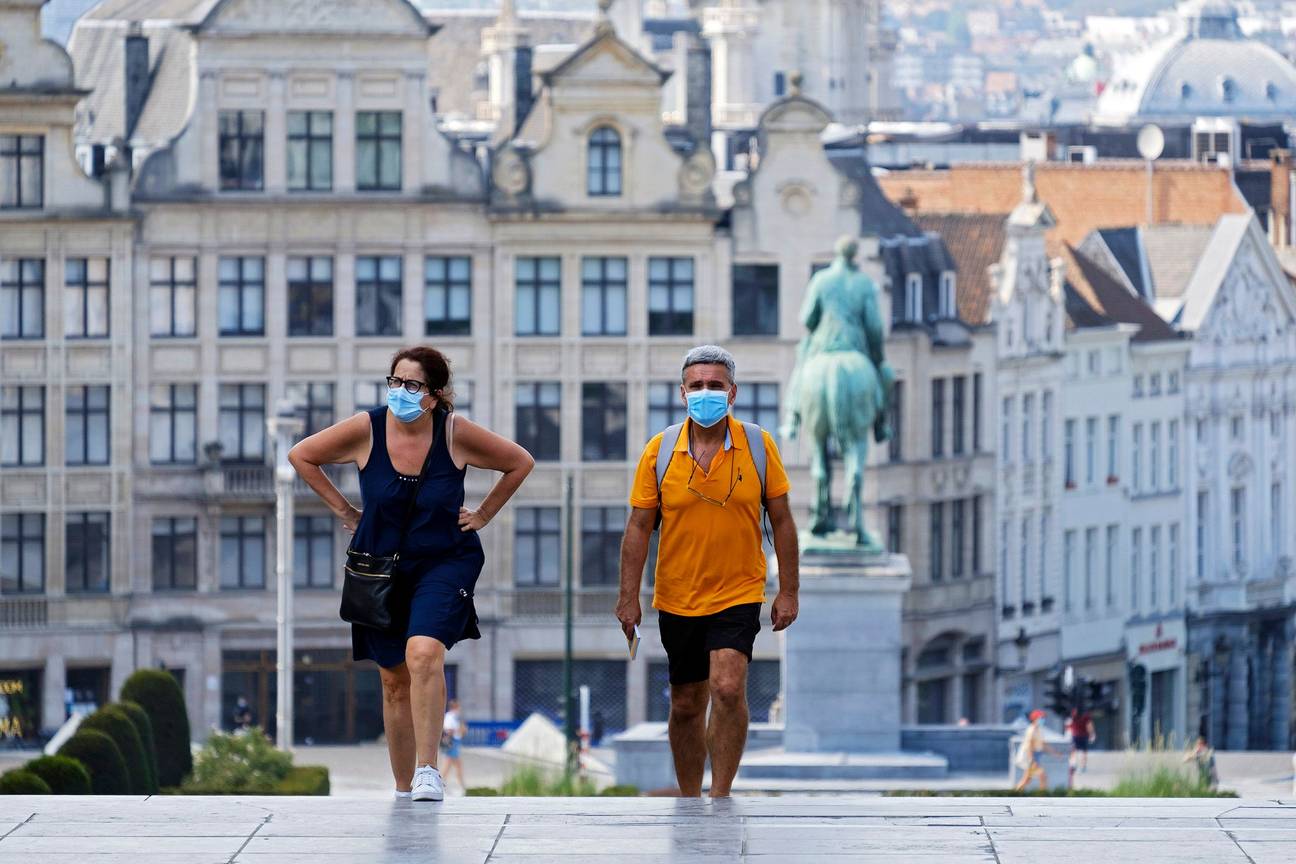 Het dragen van een mondmasker is verplicht in het Brussels gewest