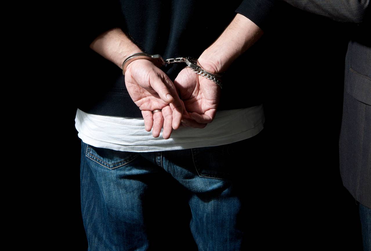 archiefbeeld van een arrestatie