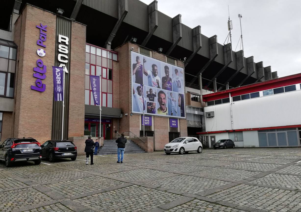 Lotto Park, het voetbalstadion van RSC Anderlecht in het Astridpark