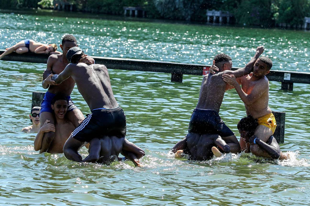 Waterpret in het recreatiedomein De Blaarmeersen in Gent (achiefbeeld uit de zomer van 2020))