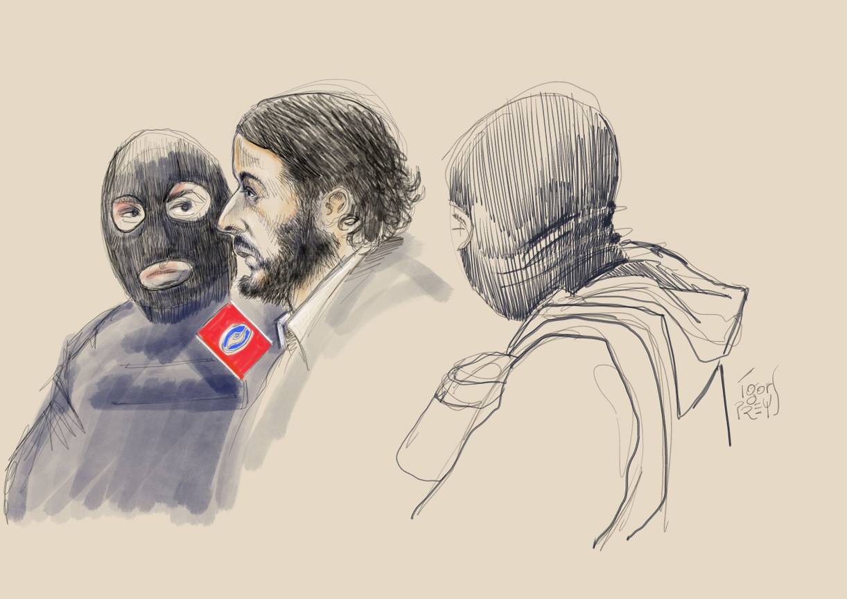 5 februari 2018: Salah Abdeslam staat terecht op beschuldiging van moord in een terroristische context (schietpartij van 15 maart 2016 in de Driesstraat in Vorst)