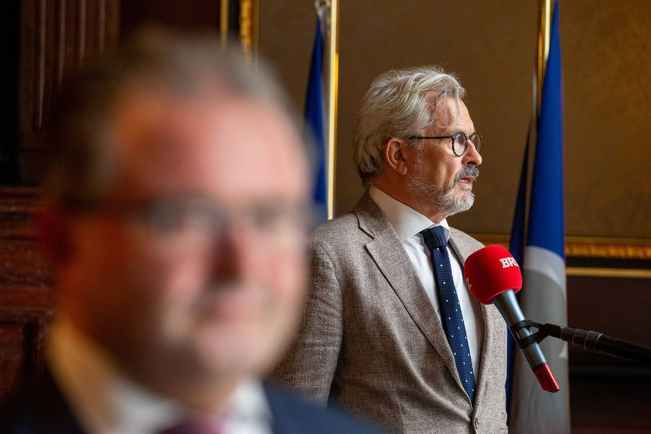 Bernard Clerfayt (Défi), minister van de Brusselse Hoofdstedelijke Regering, belast met Werk en Beroepsopleiding, Digitalisering, de Plaatselijke Besturen en Dierenwelzijn