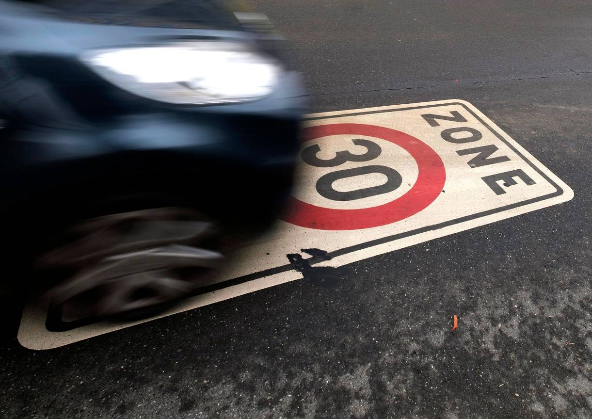 In het Brussels gewest geldt een algemene Zone 30 voor het autoverkeer