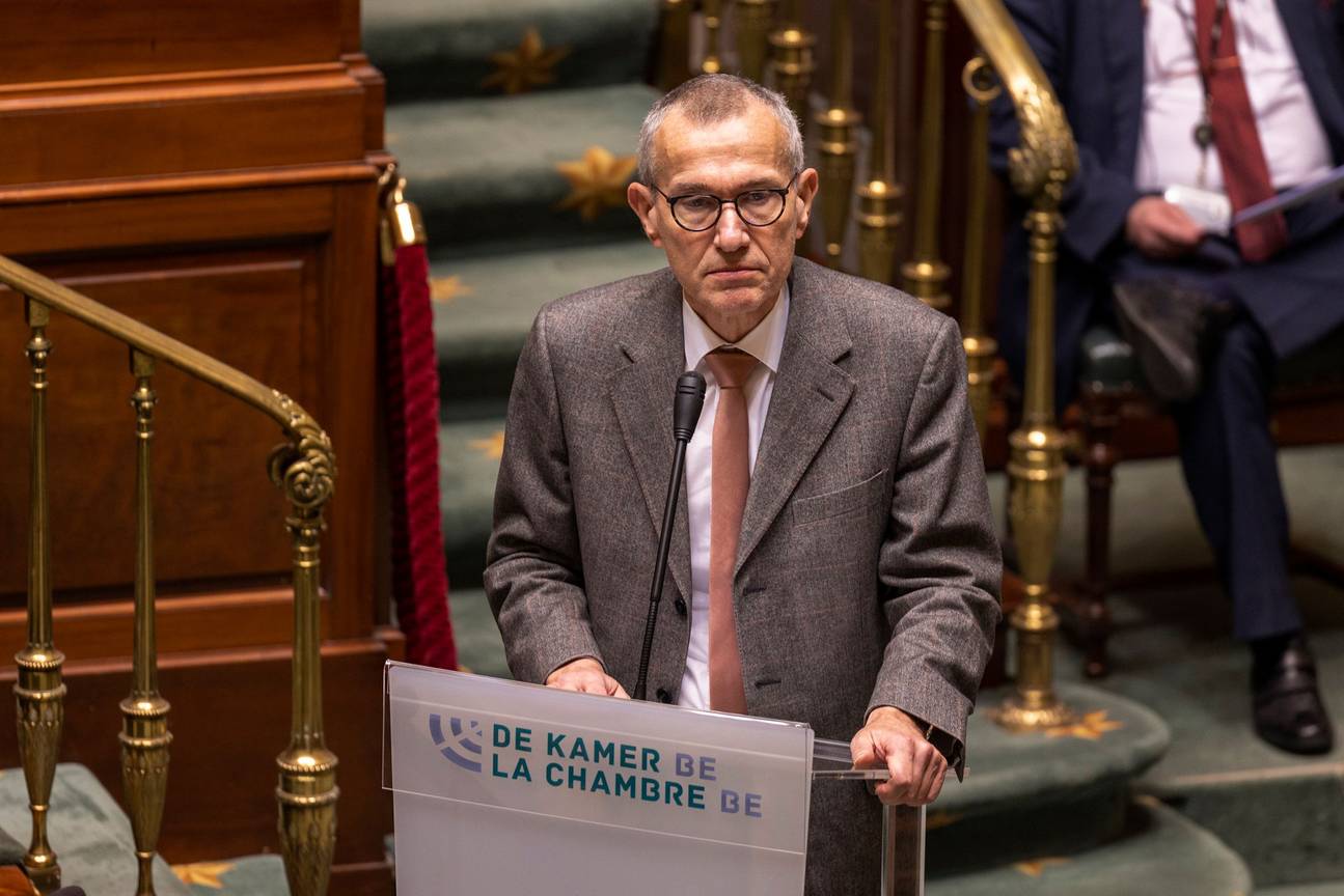 Frank Vandenbroucke (Vooruit), vicepremier en minister van Sociale Zaken en Volksgezondheid in de Kamer van het Federale Parlement