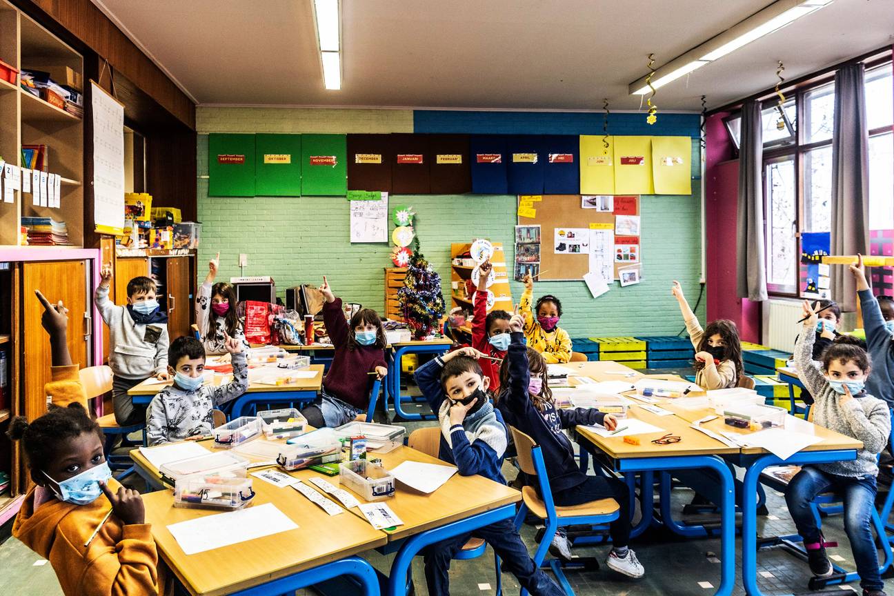 Basisschool De Mozaïek in de Helmetwijk in Schaarbeek