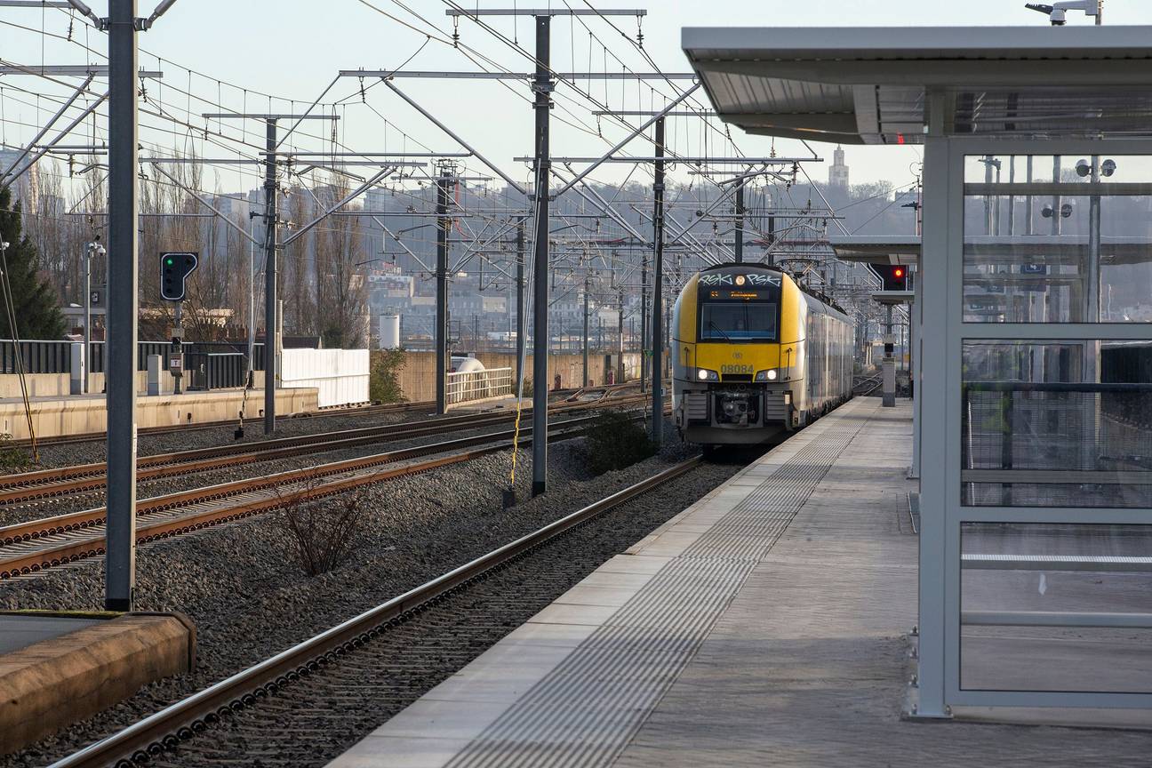 Het treinstation van Anderlecht