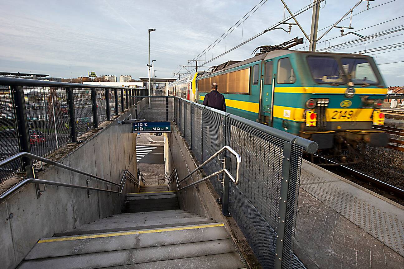 Het treinstation van Anderlecht