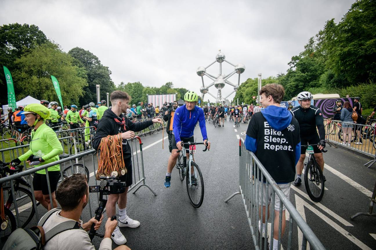 19 juni 2022: de zesde editie van de BXL Tour, met start aan het Paleizenplein en aankomst aan het Atomium