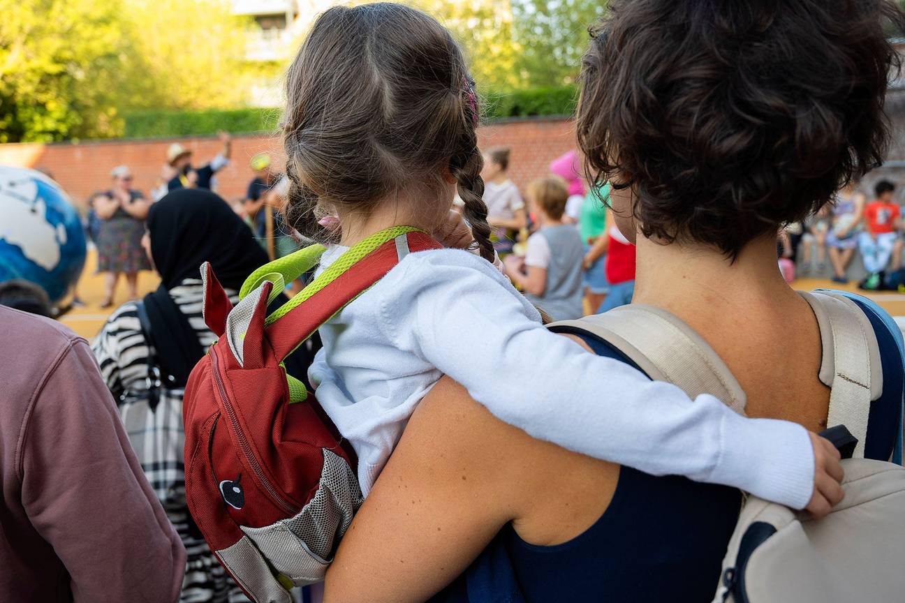1 september 2022: de eerste dag van het nieuwe schooljaar in Freinetschool de Klimpaal in Sint-Jans-Molenbeek