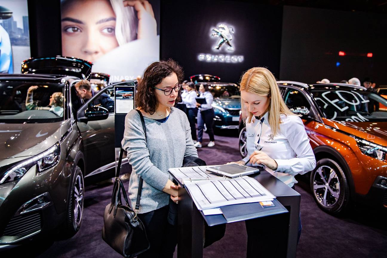 Het Autosalon van 2020 Peugeot