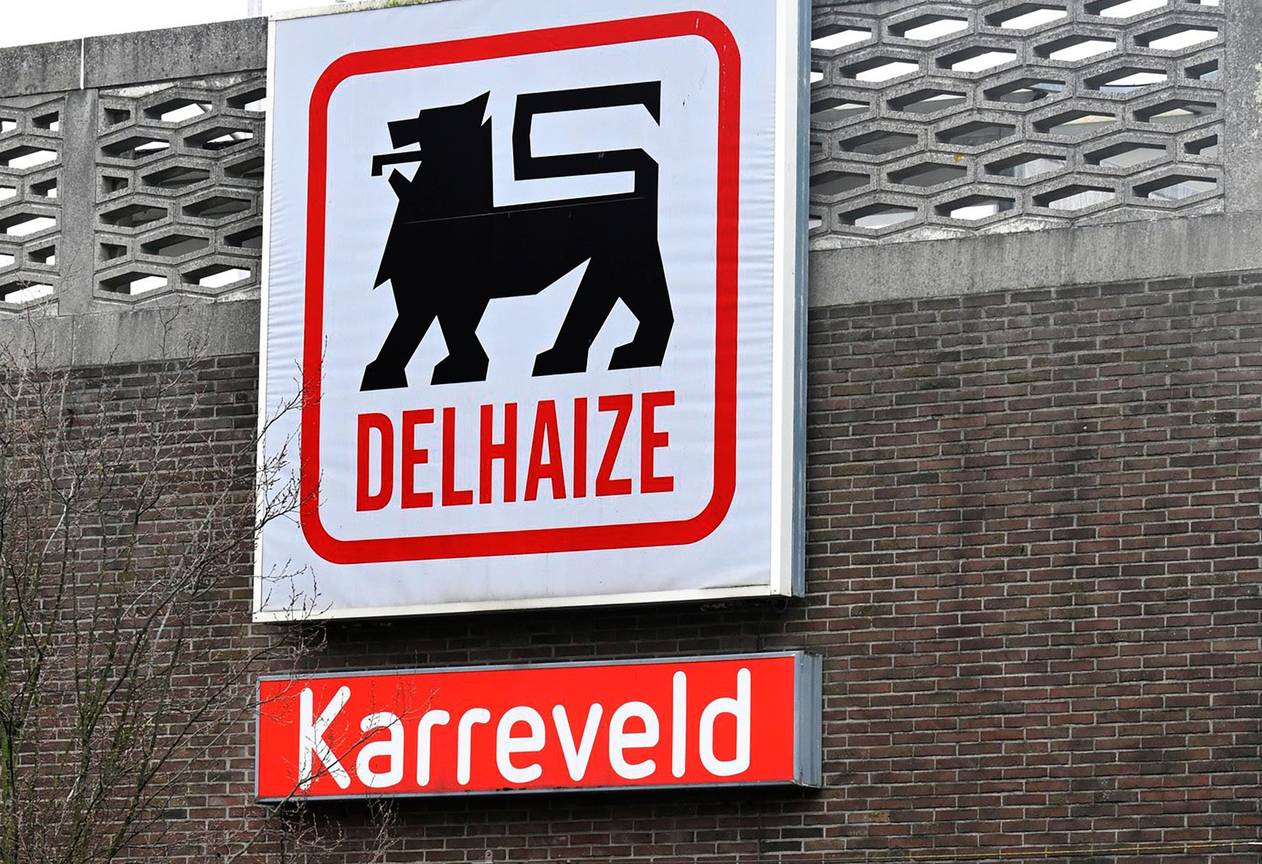 Het filiaal van Delhaize in Karreveld, dicht bij de originele plaats waar de supermarktketen ontstond in Molenbeek