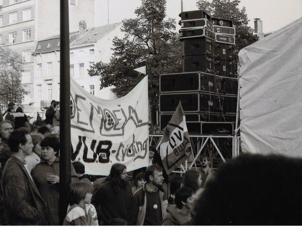 1838 VUB 20 OKTOBER 1985 Nationale antirakettenbetoging