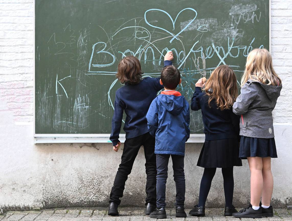 28 augustus 2023: de eerste schooldag in het Franstalig onderwijs, ook in Brussel