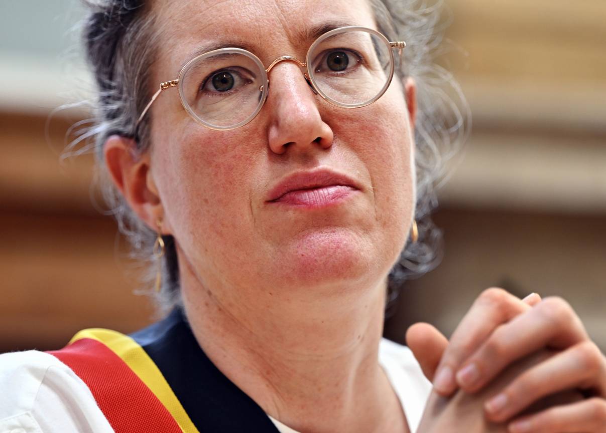 Catherine Moureaux (PS), burgemeester van Molenbeek