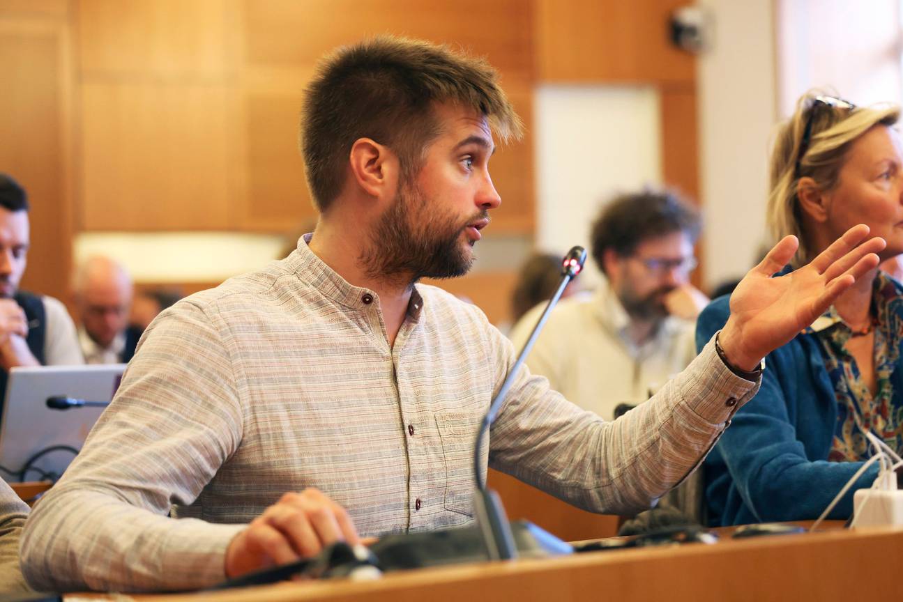 15 november 2023: Martin Casier (PS) in het Brussels parlement