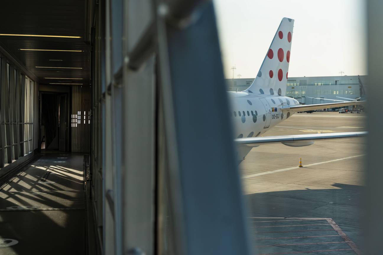 De Airbus A330 van Brussels Airlines vliegtuig Brussels Airport