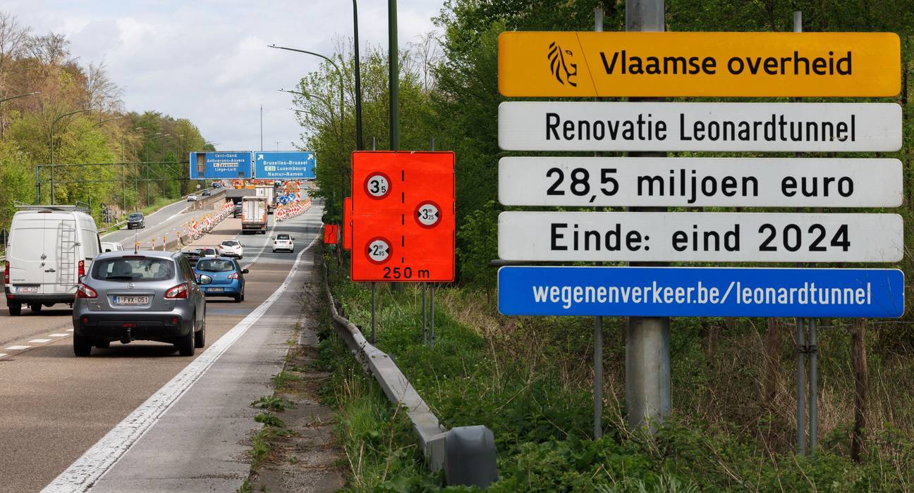 22 april 2024: renovatie Leonardkruispunt (kruising Brusselse Ring en E411, grondgebied Tervuren en Oudergem